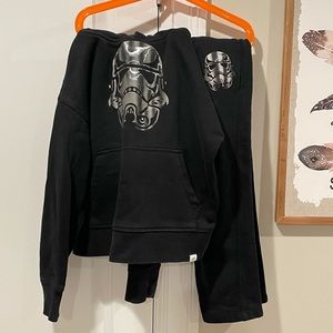 Star Wars Gap Darth Vader Sweatsuit Kids 6-7